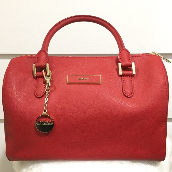 Handbags - DKNY Saffiano Leather Satchel